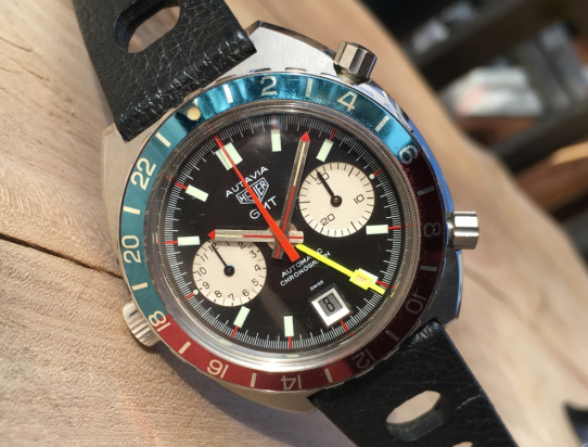 1970 Autavia 1163 GMT MK1 Cal 11 HEUER Service